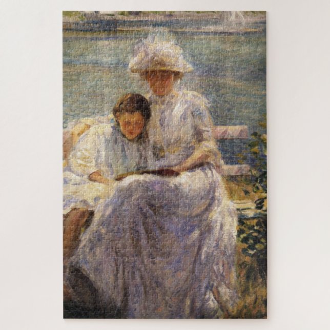 June Sunlight (von Joseph DeCamp) Puzzle (Vertikal)