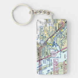 Juneau Airport Chart / Taxistand Schlüsselanhänger