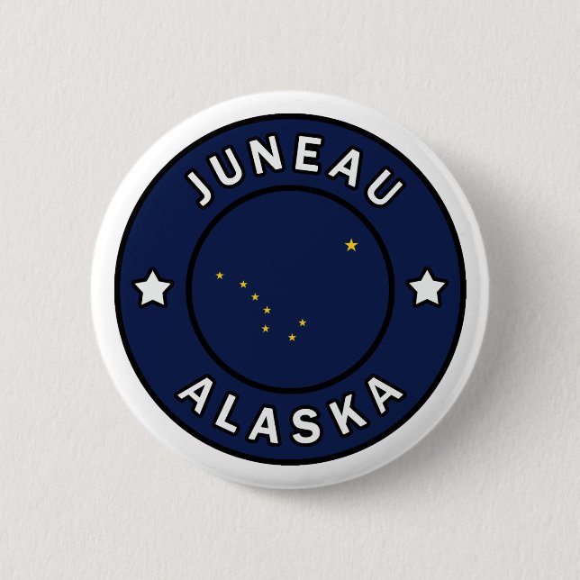Juneau Alaska Button (Vorderseite)