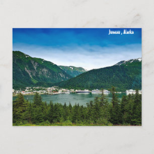 Juneau, Alaska-Gebirgslandschaft   Postkarte