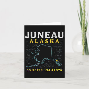 Juneau Alaska Karte Koordinaten, Reisen