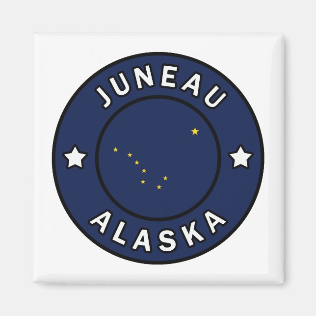 Juneau Alaska Magnet (Vorne)