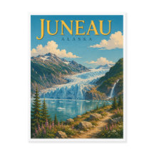 Juneau Alaska Mendenhall-Gletscher GeoSaga
