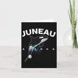 Juneau Alaska Orca Killer Whale Lover Vacation Tri Karte