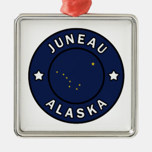 Juneau Alaska Ornament Aus Metall