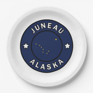 Juneau Alaska Pappteller