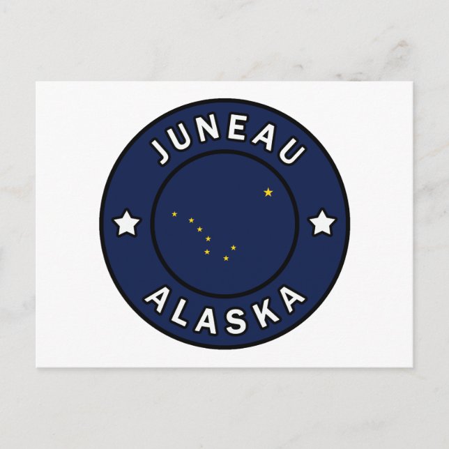 Juneau Alaska Postkarte (Vorderseite)