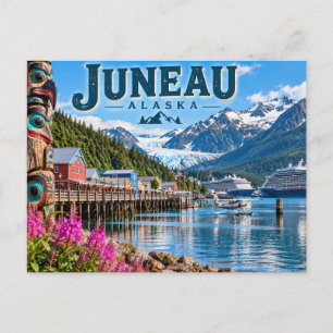 Juneau Alaska Postkarte