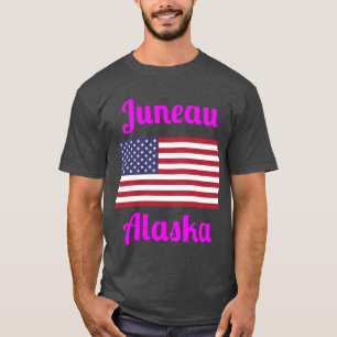 Juneau Alaska Stilvolle Drucke T-Shirt