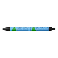 Juneau-Flagge, Alaska-Schwarzer Tinte-Pen