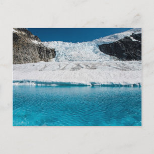 Juneau Icefield Icefall und Super-Gletschersee Postkarte
