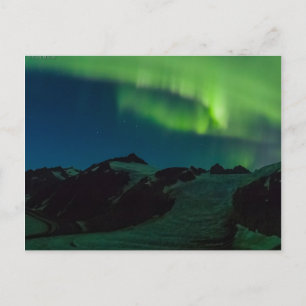 Juneau Icefield Northern Lights Postcard AKTUALISI Postkarte