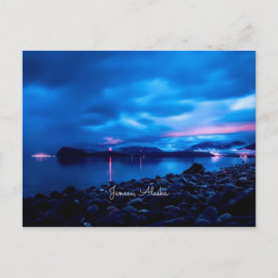 Juneau-Sonnenuntergang Postkarte