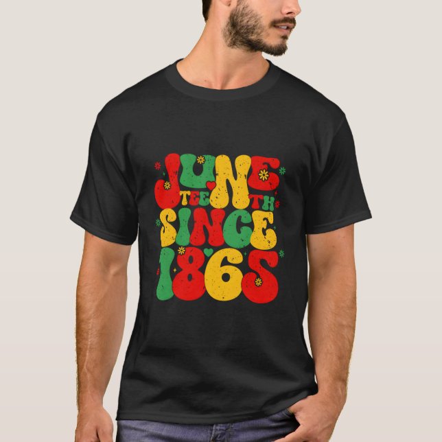 Junenth Afroamerikaner T-Shirt (Vorderseite)