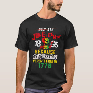 Junenth Afroamerikaner T-Shirt