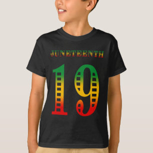 Junenth Ancestors Black African American June 19 G T-Shirt