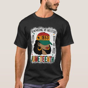 Junenth Black 2023 Bleached 1865 Junenth T-Shirt