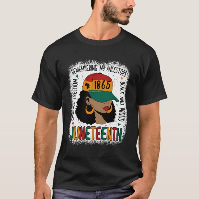 Junenth Black 2023 Bleached 1865 Junenth T-Shirt (Vorderseite)