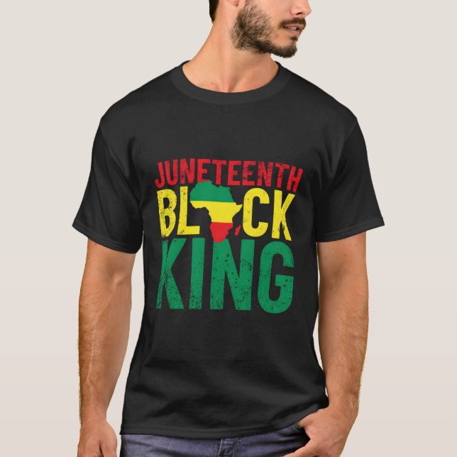 Junenth Black King for 's Junenth T-Shirt (Vorderseite)