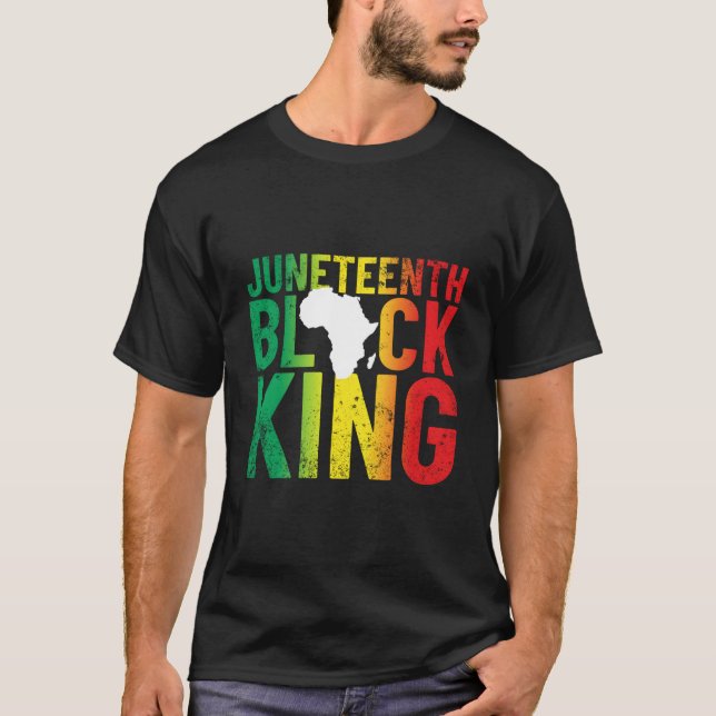 Junenth Black King für 'S Junenth T-Shirt (Vorderseite)