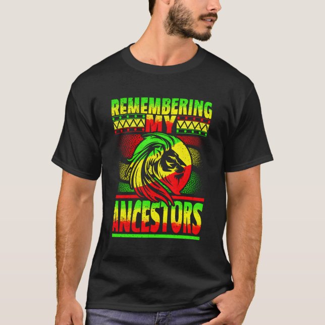 Junenth erinnert an meine Vorfahren T-Shirt (Vorderseite)
