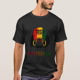 Junenth Free-Ish Schwarz 1865 Unabhängigkeit T-Shirt