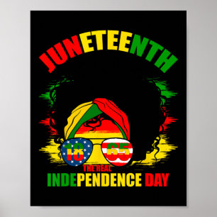 Juneteentchen ist mein Unabhängigkeitstag kühne sc Poster