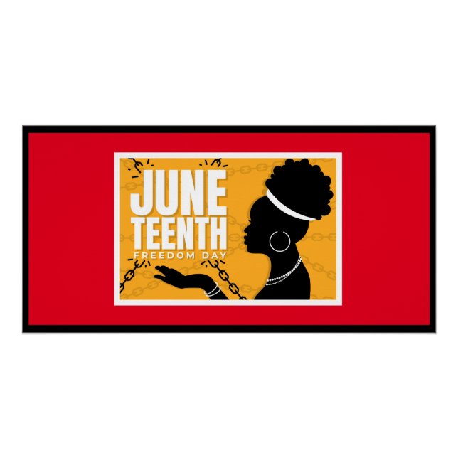 Juneteente Celebration Poster (Vorderseite)