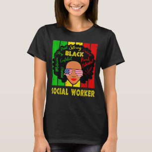 Juneteente der Sozialarbeiter ist mein Unabhängigk T-Shirt
