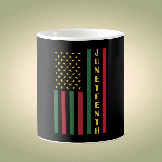 Juneteente Freedom Celebration USA Flag Kaffeetasse (Von Creator hochgeladen)