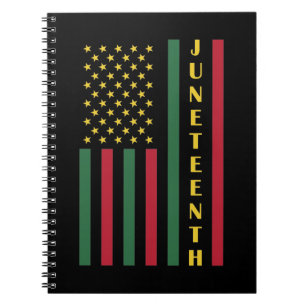Juneteente Freedom Celebration USA Flag Notizblock