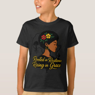 Juneteenth 1865 Afroamerikanerin Schwarze Geschich T-Shirt