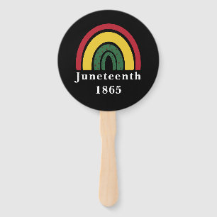 Juneteenth 1865 Afroamerikanische Schwarze Geschic Fächer
