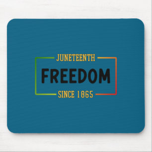 Juneteenth 1865 feiert schwarze Freiheit  Mousepad