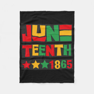 Juneteenth 1865 Frauen Männer Kinder 19. Juni 1865 Fleecedecke