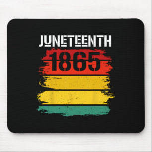 Juneteenth 1865 Juneteenth Tag des Schwarzen Freih Mousepad