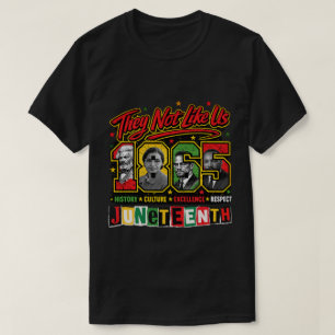 Juneteenth 1865 Schwarze Geschichte Bürgerrechtsfü T-Shirt