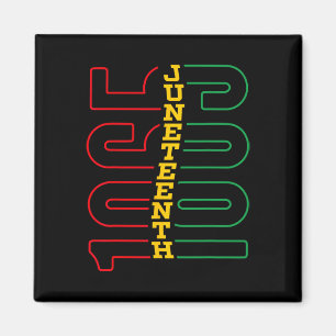 Juneteenth 1865 Schwarze Geschichte Monat African Magnet