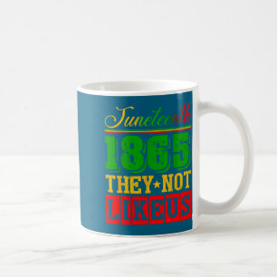 Juneteenth 1865 Stolz schwarze Geschichte gefällt Kaffeetasse