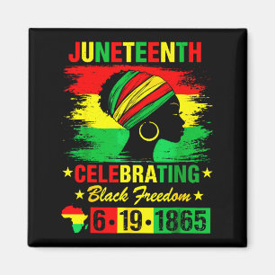 Juneteenth 19. Juni 1865 amerikanischer afrikanisc Magnet