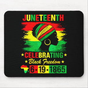 Juneteenth 19. Juni 1865 amerikanischer afrikanisc Mousepad