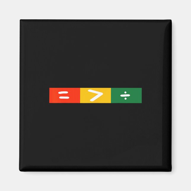 Juneteenth 2025 Gleichheit größer als Teilung Tee Magnet (Vorne)