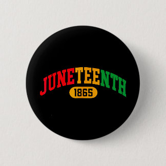 Juneteenth 2025 Schwarze Freiheit feiern 1865 Gesc Button