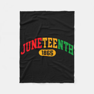 Juneteenth 2025 Schwarze Freiheit feiern 1865 Gesc Fleecedecke