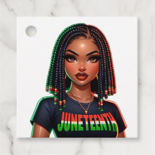 Juneteenth Afrocentric Geschenkanhänger