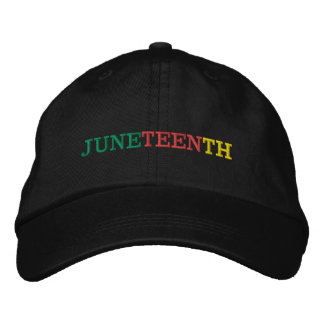 JUNETEENTH  BESTICKTE BASEBALLKAPPE