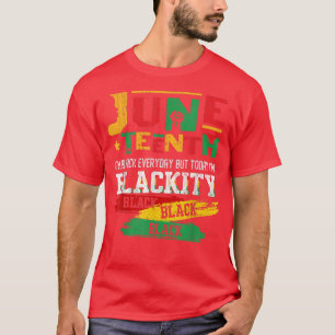 Juneteenth bin ich Schwarzmaler Power Afrikanische T-Shirt