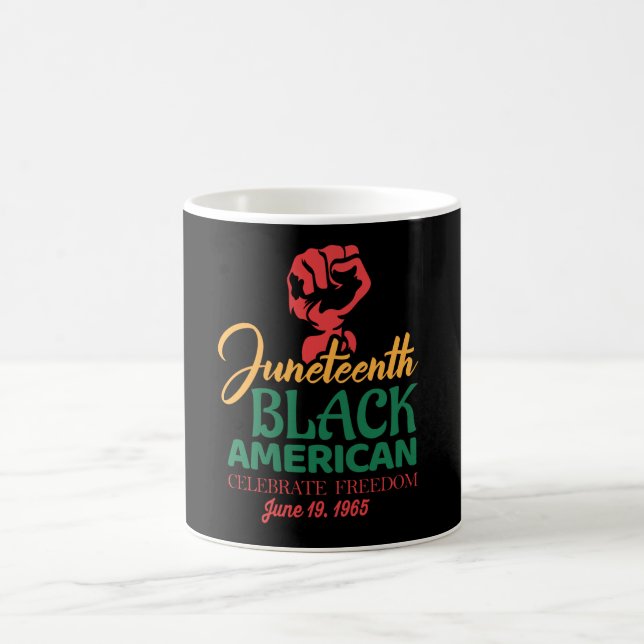 Juneteenth Black America Kaffeetasse (Mittel)