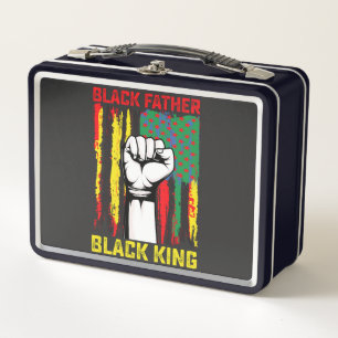 Juneteenth Black Father Day Dad King Freiheit feie Metall Brotdose