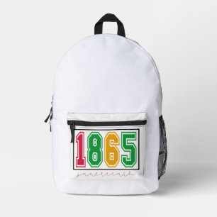Juneteenth - Black History-Rucksack Bedruckter Rucksack
